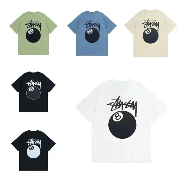 Bunch of Stussy 8 Ball Tees — product photo